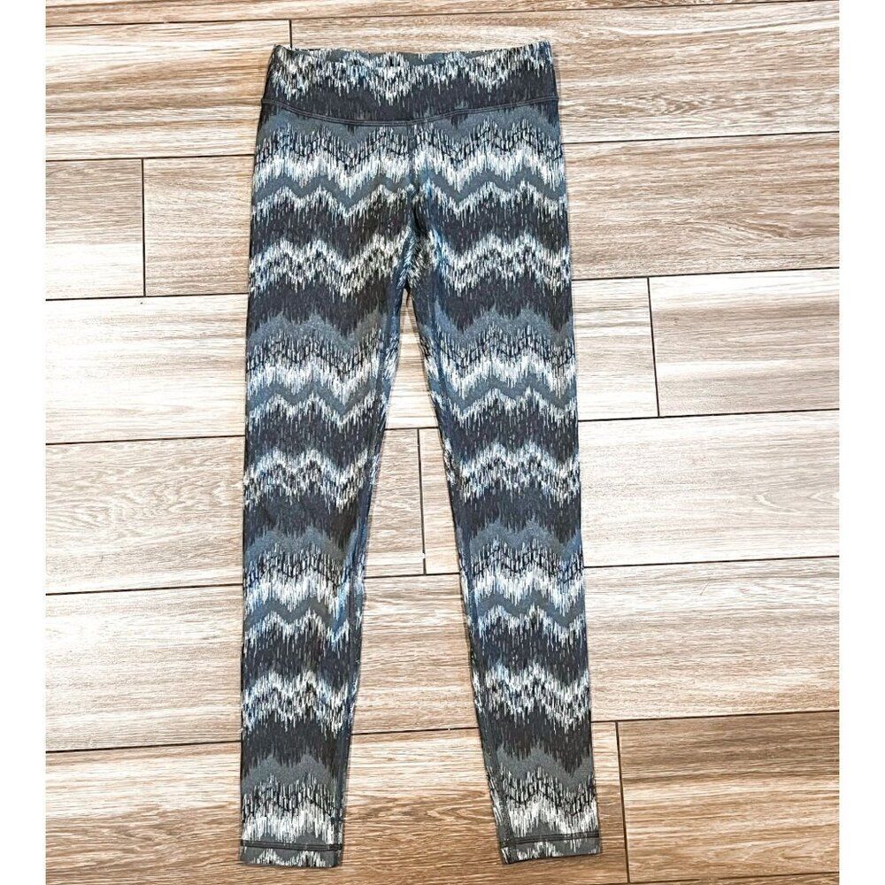 Ivivva by Lululemon Chevron Striped Thick Leggings Size 10
